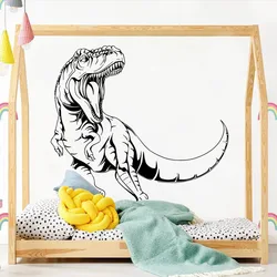 Large T-Rex Dinosaur Animal Wall Sticker Kids Room Playroom World Zoo Jungle Wall Decal Bedroom Vinyl Decor