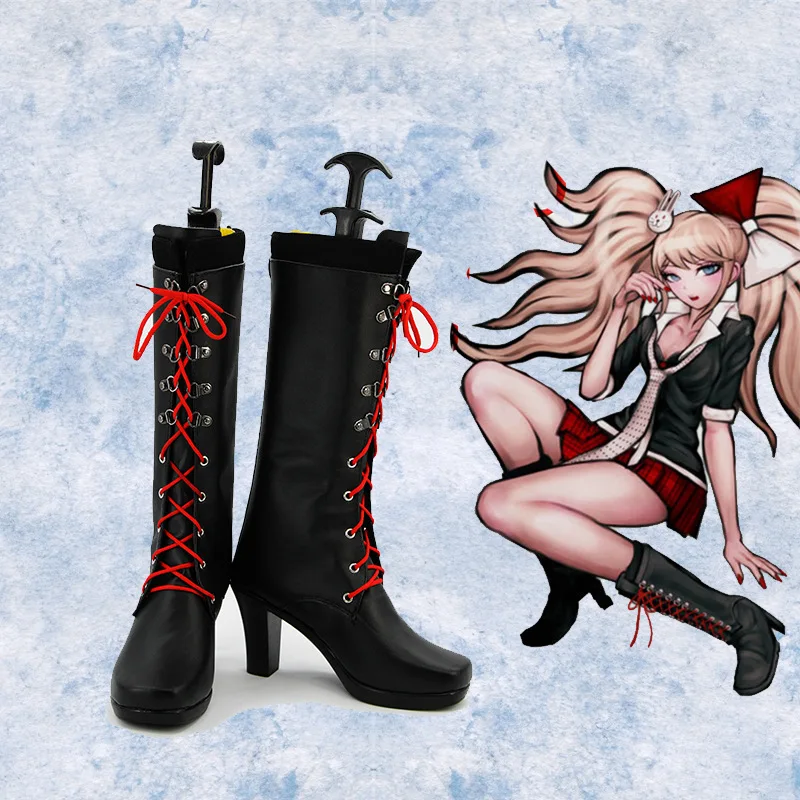 Anime Danganronpa V3 Cosplay Shoes Anime Exhibition Cosplay Party Halloween Danganronpa Series Character Shoes Customization