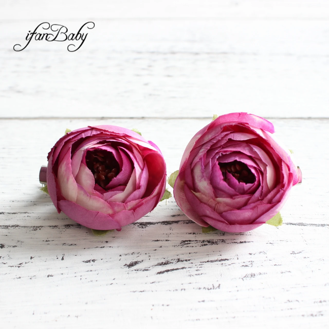 Baby accessories baby girl hair clips Artificial flower clips