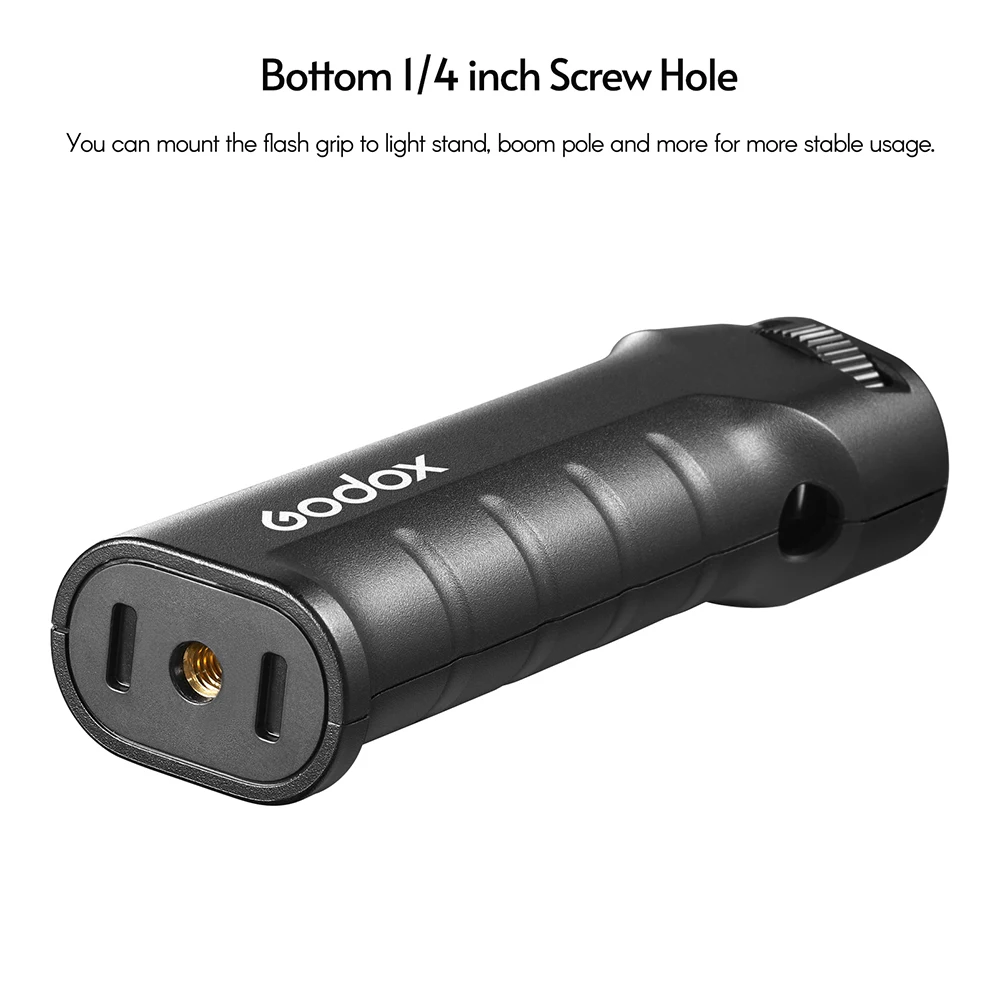 Uchwyt do lampy błyskowej Godox FG-100 z gwintem 1/4 cala do lamp błyskowych Godox AD100pro AD200 AD200pro AD300pro II i lamp LED do filmowania na zewnątrz — zdjęcie produktu 2