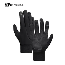 Kyncilor Men Women Winter Gloves Outdoor Sports Touch Screen Waterproof Fleece Gloves Ski Hiking Cycling Gloves