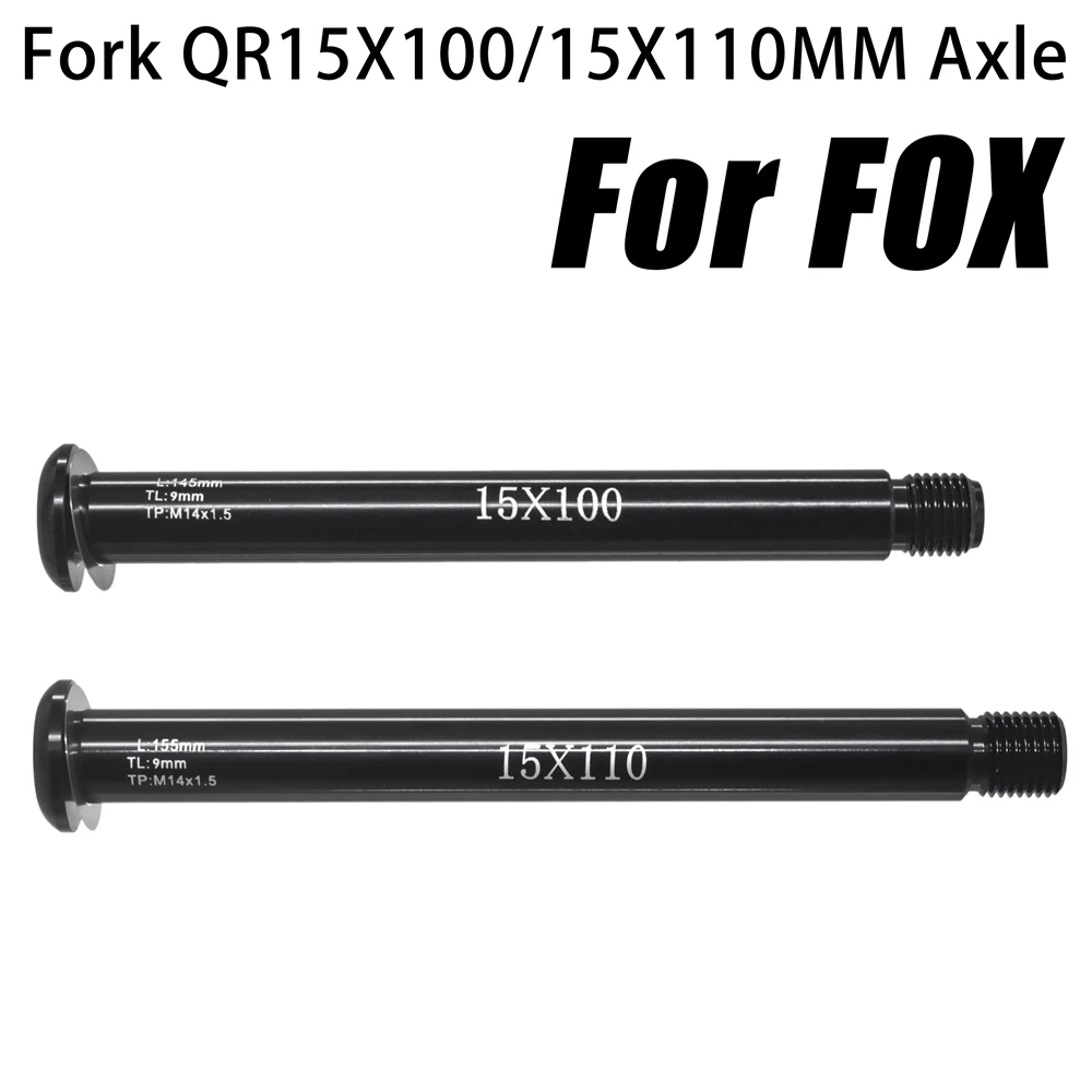 MTB fork QR15x100 QR15X110MM Thru Axle Lever Accessories for FOX SC 32 34 36 Series front 50g