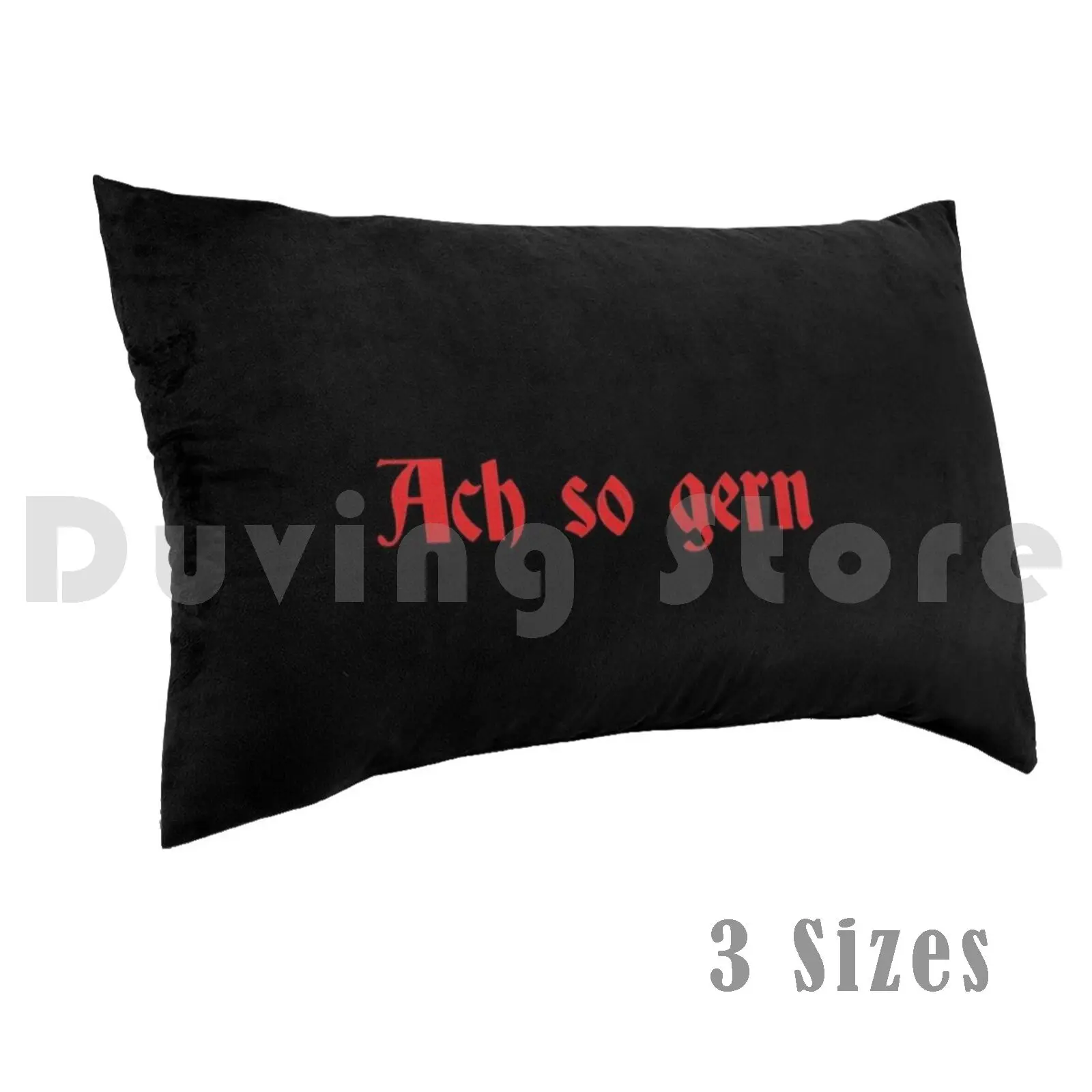 Ach So Gern Pillow Case Printed 50x75 Ausl ? Nder Ohne Dich German Deutsch Industrial Reise Reise Till Lindemann