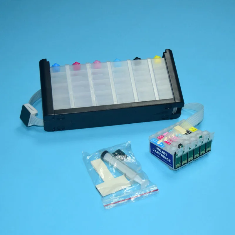 79 T0791 Ciss System With Chip For Epson Stylus Photo 1400 1500W P50 Artisan 1430W PX650 px660 PX660 700W 710W Printers