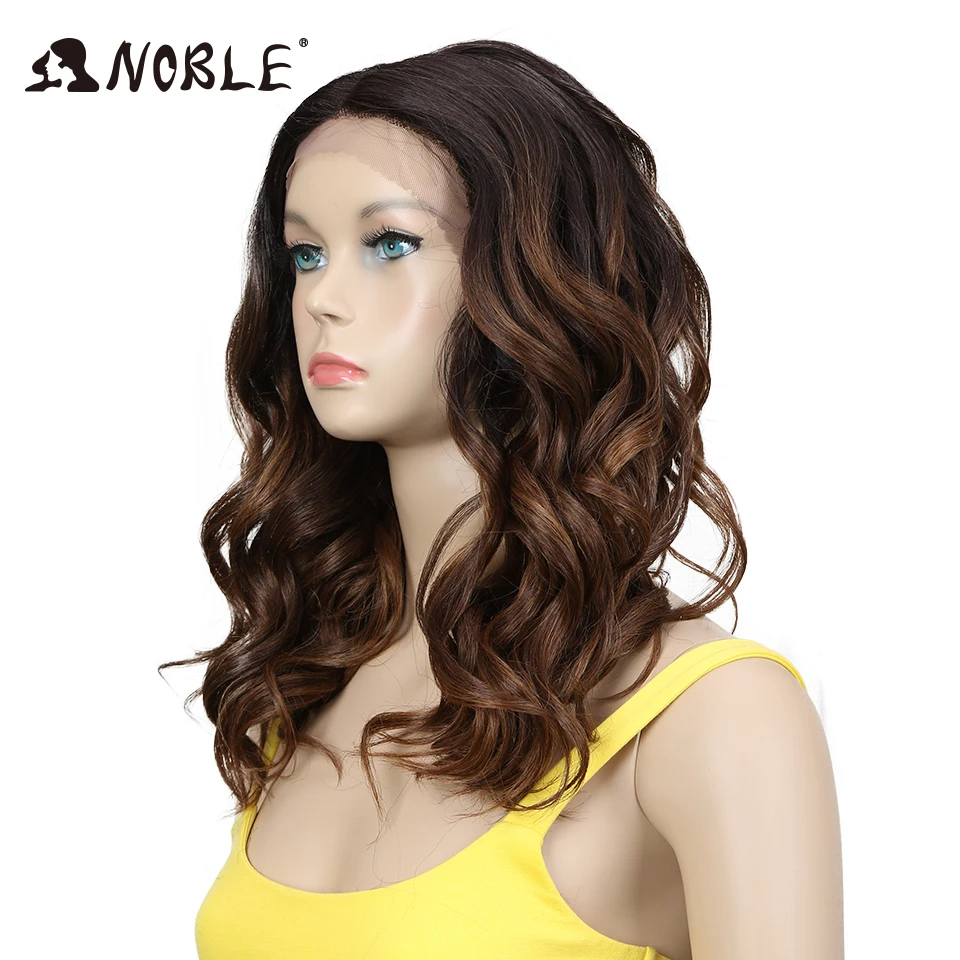 Edle Perücke mit Spitze vorne, 20 Zoll, lockige, gewellte Perücke, Ombré-Blond-Perücke, synthetische Perücken mit Spitze für Damen, Perücke mit Spitze für schwarze Frauen, Cosplay-Perücke. – Detail 27