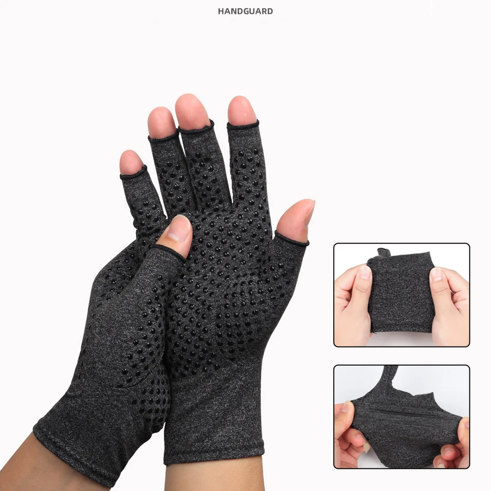 1 Pair Arthritis Gloves Touch Screen Anti-Arthritis Treatment Compression Gloves And Pain Relief To Warm The Joints Wristband