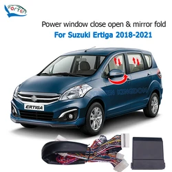 Forten Kingdom Car Side Rear View Mirror Folding And Auto Window Closer Open Kit For Suzuki Ertiga 2018-2021 Plug and Play