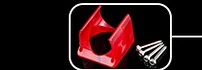 R Trianglelab V6 Volcano Hotend 12V/24V Fernbedienbare Bowen Print J-Head Hotend und Kühlgebläsehalterung für V6 HOTEND für PT100 – Detail 4