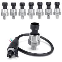 5V 1/8NPT Oil Fuel Air Pressure Transducer Transmitter Sensor Stainless Steel 5/15/30/60/100/150/200Psi