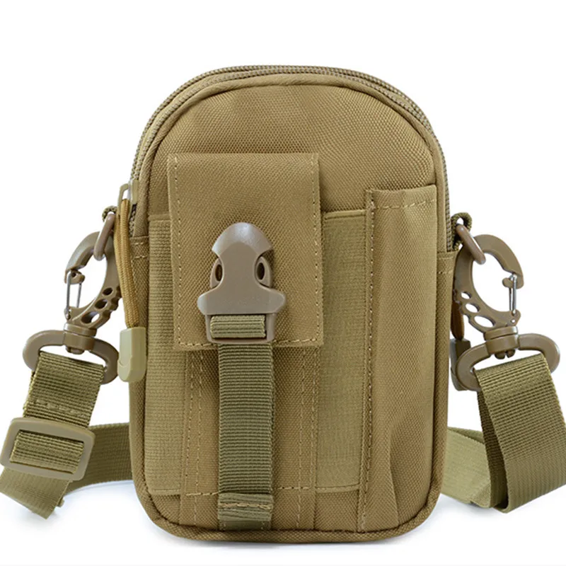 2024 New Outdoor Sports Molle Tactical Waist Bag 5.5/6 Inch Water Repellent Mobile Phone Bag Running Bag With Belt