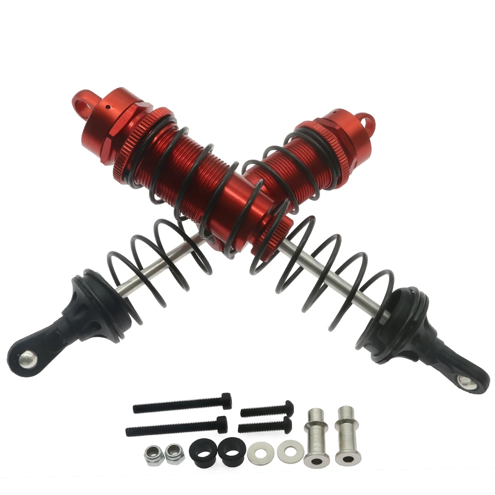 Alloy 2pcs Complete rear Shock for rc hobby model car 1-10 VRX Octane VETTA Karoo FTX Outlaw upgraded hop-up parts