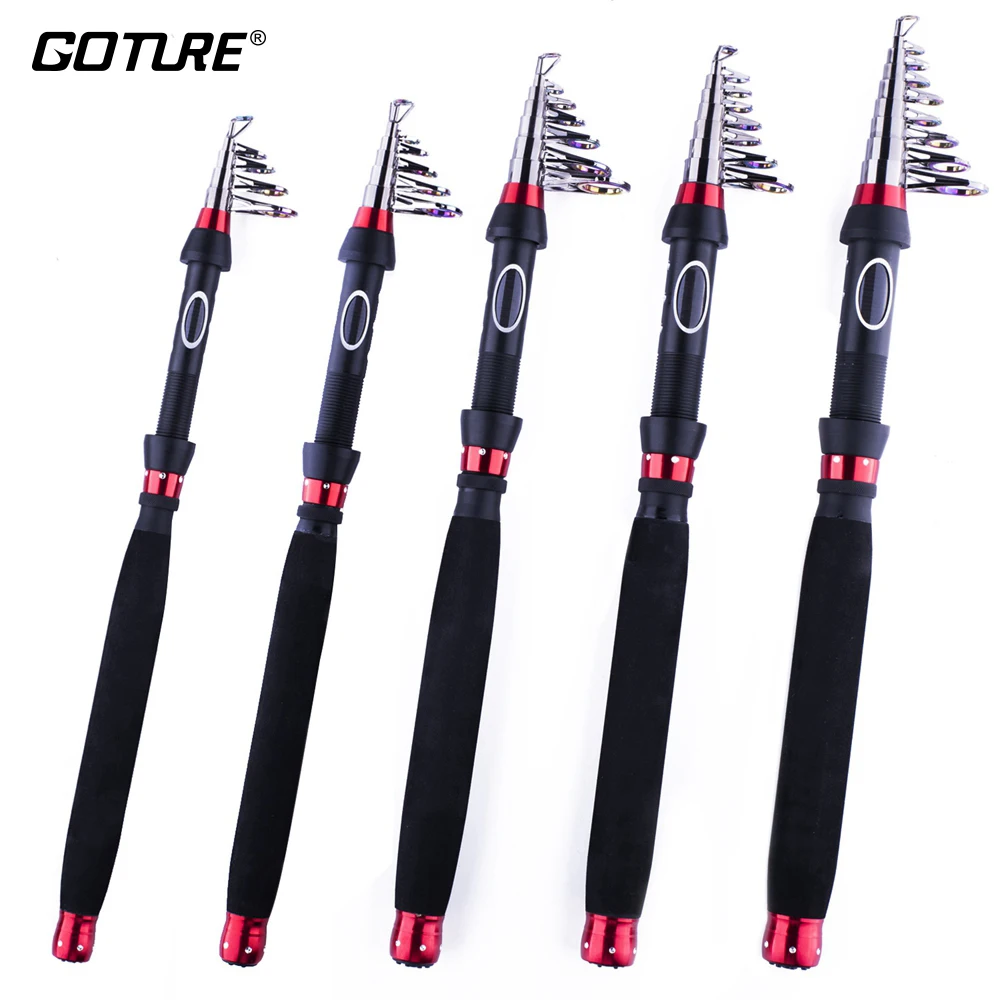 Goture FLAME Telescopic Fishing Rod 1.8m 2.1m 2.4m 2.7m 3.0m Feeder Travel Rod Freshwater Saltwater Fishing Rod for Carp Pike