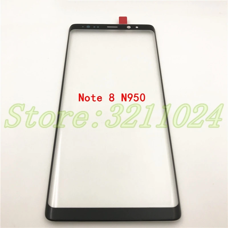 For Samsung Galaxy Note 8 Note 9 Note 10 Note 10 Plus LCD display outer touch panel screen Glass Front Glass Lens Repair parts