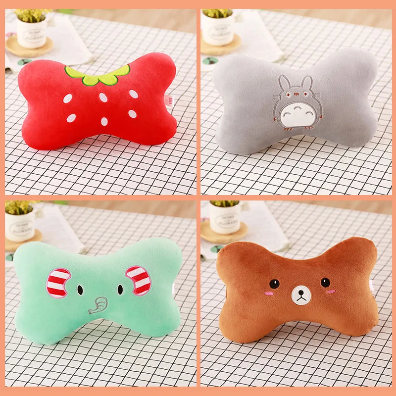 Car Neck Pillow Cartoon Cute Animal Travel Pillow Safety Car Seat Cushion Cover Neck Support Headrest Auto Interior Accessories