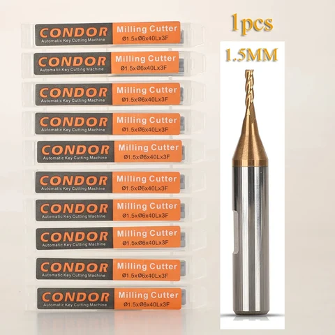 Фреза 1,5 мм, 2,0 мм, 2,5 мм/зонд 1,0 мм для станка для ручной резки ключей Xhorse Condor007