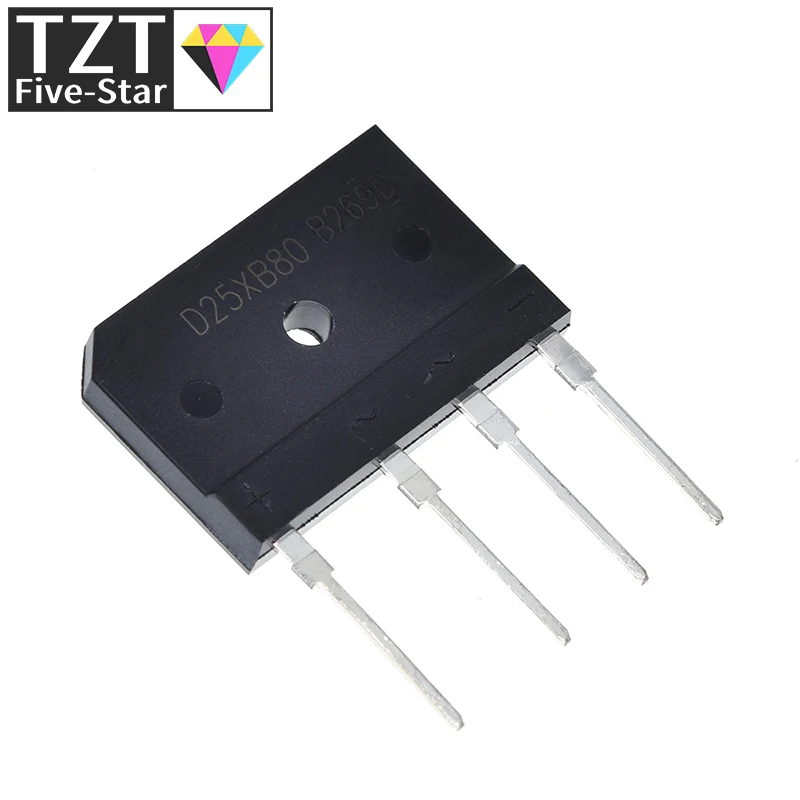 5/10 Stück D25XB80 D25SBA80 25A 800V 25xb80 für Leistungsmodul – Detail 1