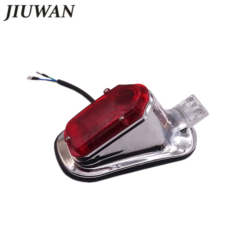 Motorcycle Accessories Turn Signal Rear Tail Brake stop lamp License Plate Light Red Taillight For Choppers Cruisers Classic