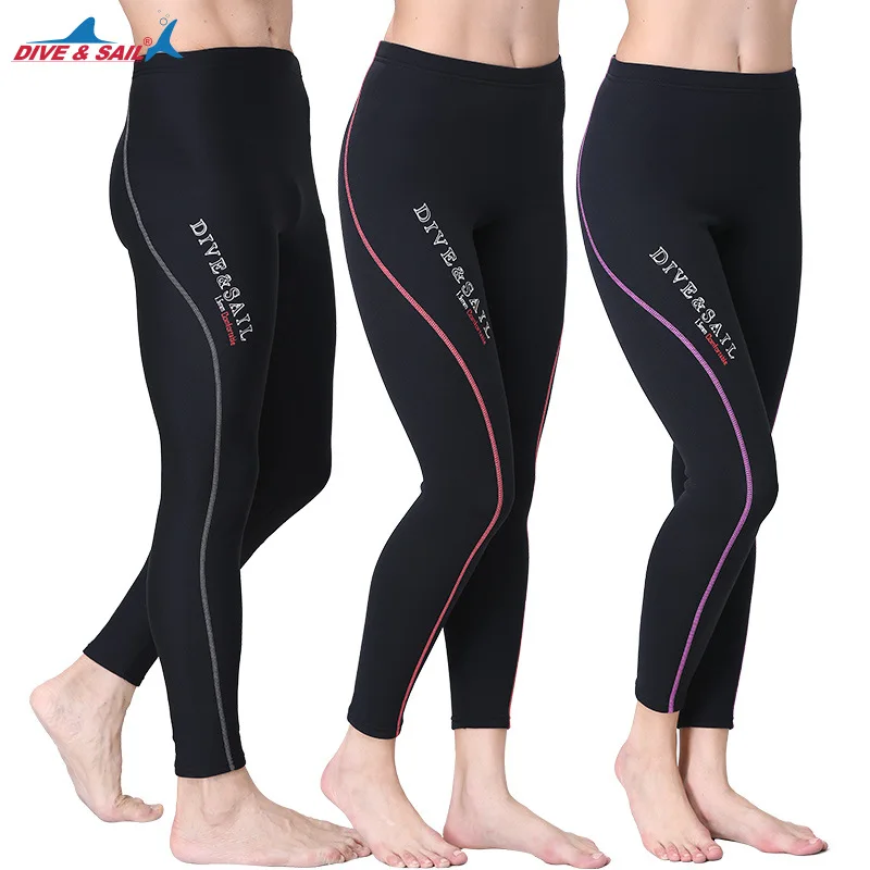 Skyone 3MM Neoprene Wetsuit Pants - Thermal Swim Tights For Surfing, Snorkeling & Water Sports