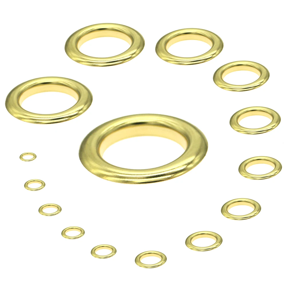 Glod Copper eyelets scrapbooking accessories Knitwear Jeans, Apparel, Bags, Shoe  3|3.5|4|4.5|5|6|8|10|12|14|17|18|20|25|30|40mm