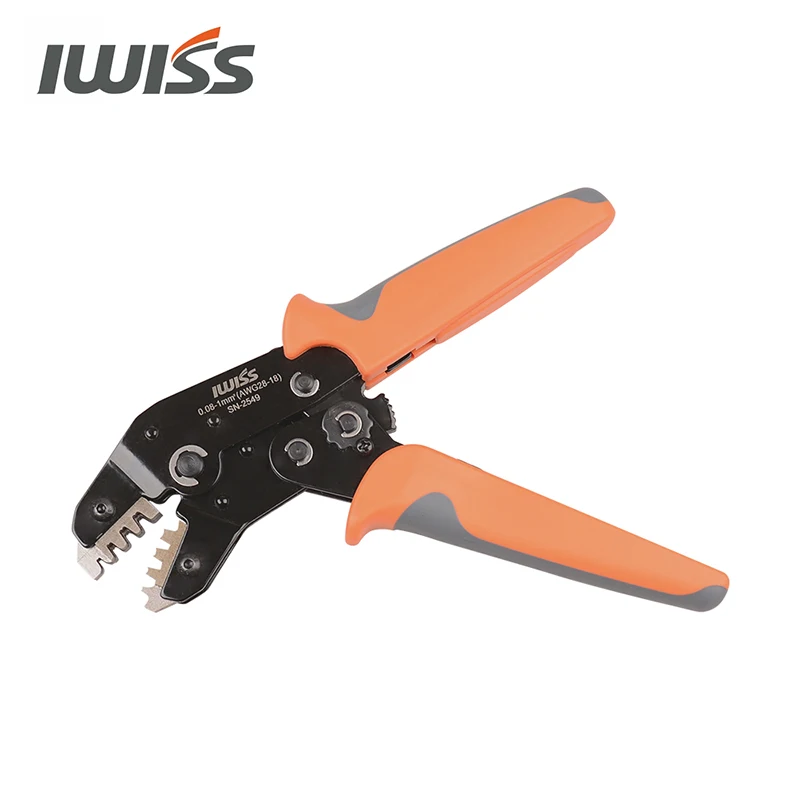 IWISS SN-2549 Crimping Tools for XH2.54/Dupont 2.54/2.8/3.0/3.96/4.8/KF2510/JST Terminal Connector Crimper Plier