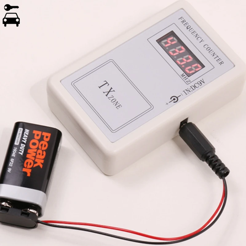 TXzone Car Remote Key Control Wireless Frequency Counter Tester 250-450Mhz Remote Frequency Tester