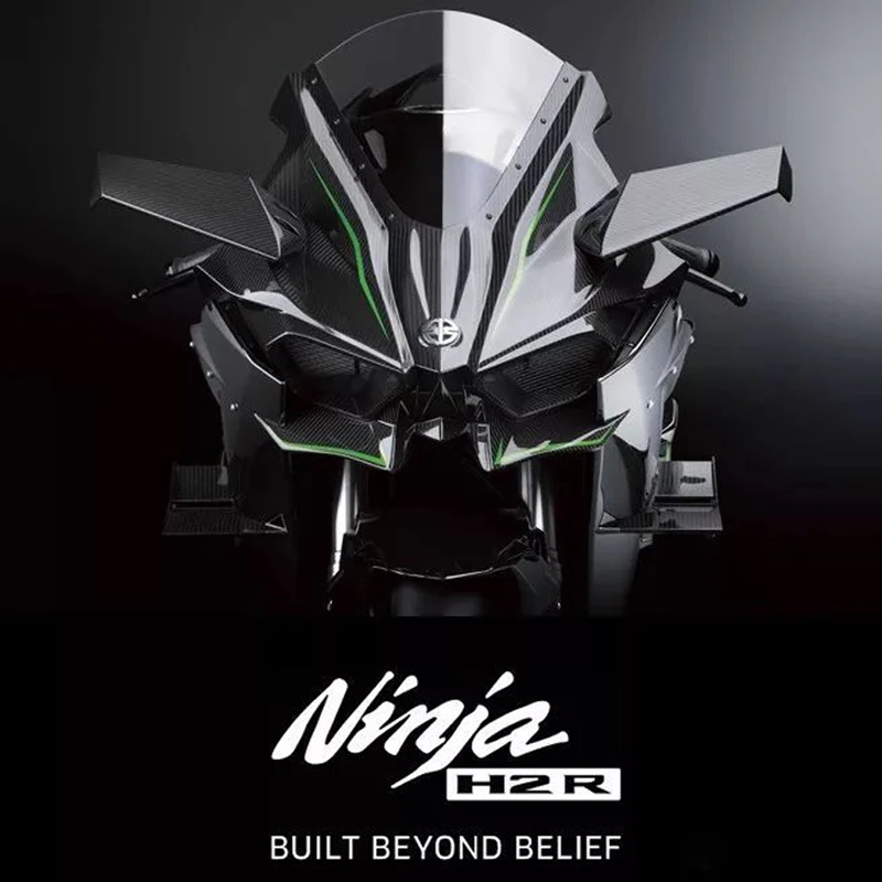 

2021 New Winglets Air Deflector fit for KAWASAKI NINJA H2 H2R ZX-10R 2016-2021 ZX-10RR 2018-2021 100% Carbon Fiber original 1:1