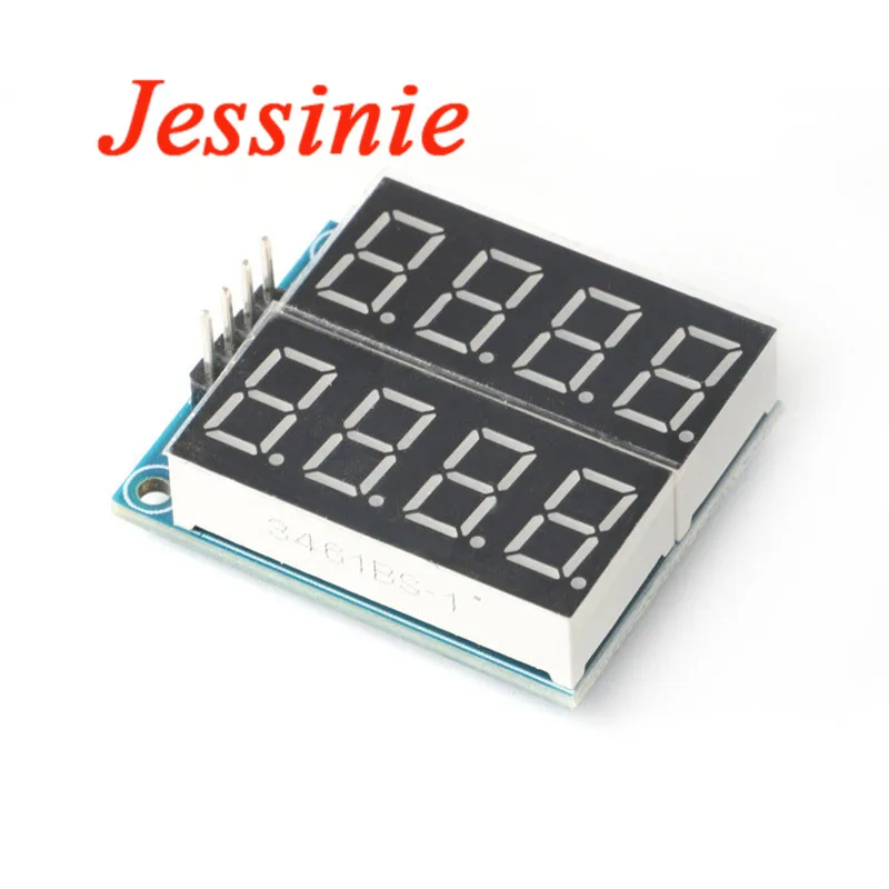 0.36 inch 8 Digit 7-Segment Display Module Red High-Brightness Serial Interface 74HC164 Driver 8 Bit 0.36‘’ Digital Tube