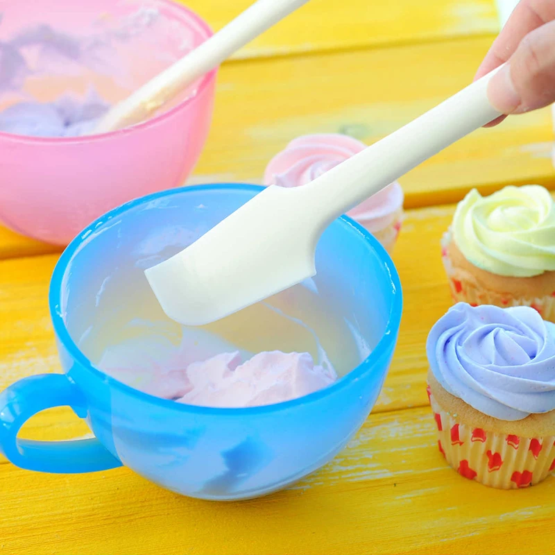 YOMDID Durable Silicone Elbow Spatula Butter Cream Stirring Scraper Baking Tools For Cakes Kitchen Pastry Tool Practical