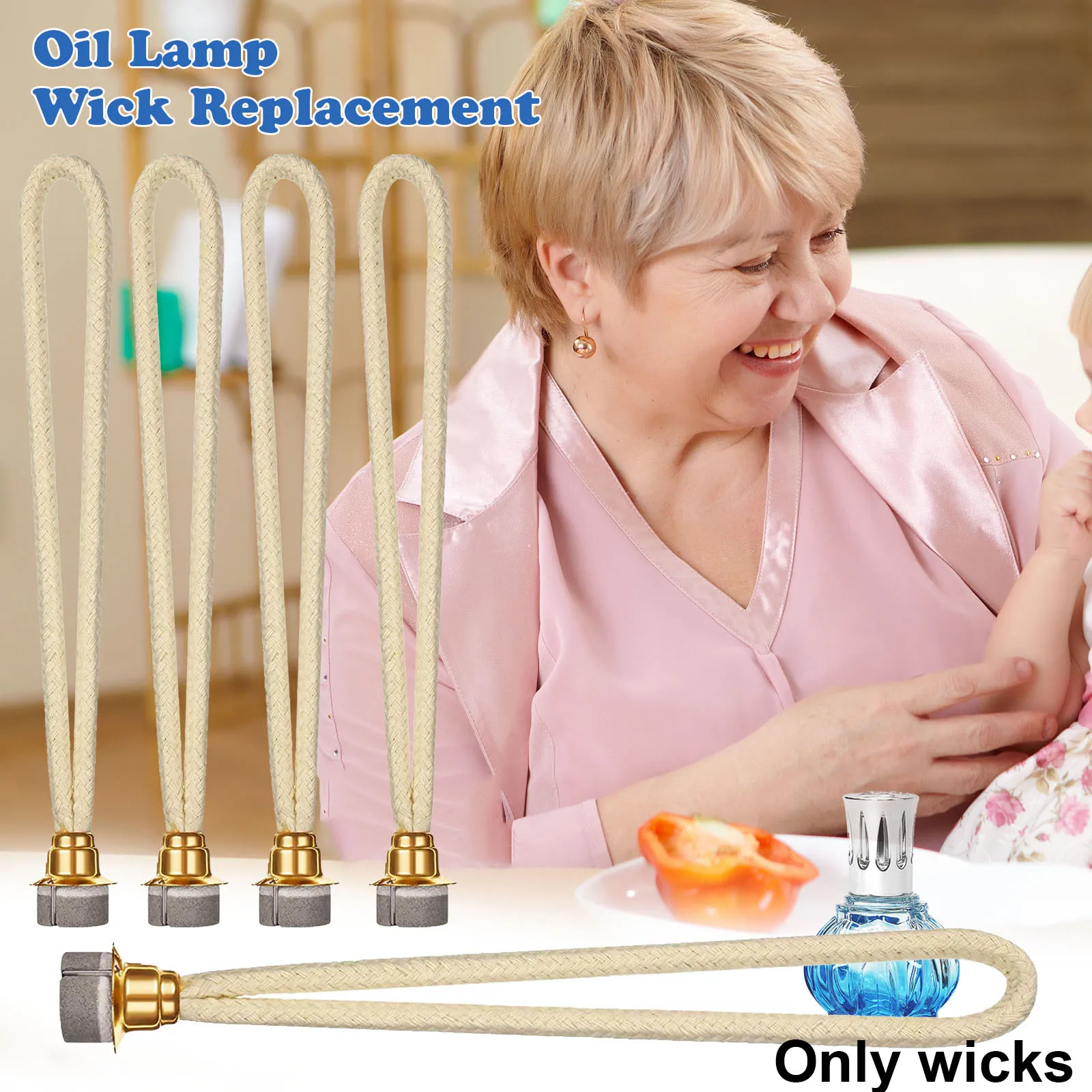 Fragrance Lamps Wick Catalytic Burner Oil Lamp Wick Replacement Air Tightly Control Diffuser Aromatherapy Decorations