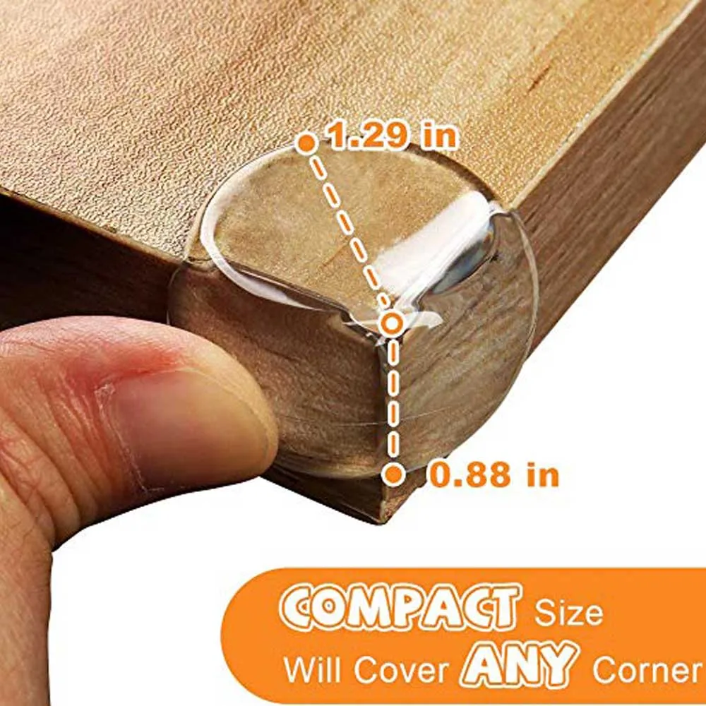 4Pcs Furniture Corner Guards Table Silicone Protection Cover Anticollision Edge & Corner Guards For Child Baby Safety