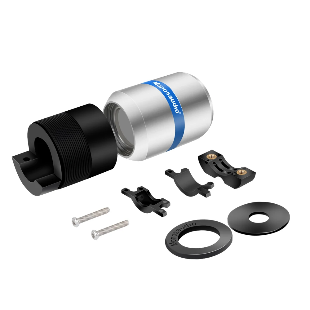 Monosaudio M106/F106 Hifi US-Netzstecker aus 99,998 % rotem Kupfer, amerikanischer Standard-Elektrobuchse und IEC-Anschluss, Audio-Netzstecker