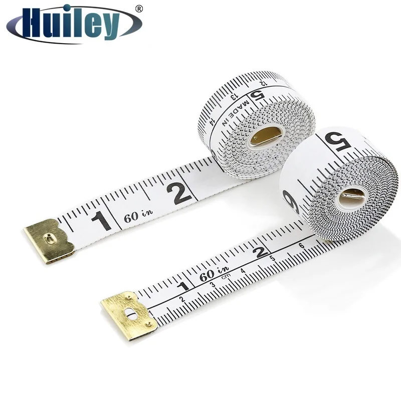 PVC Tailor Tape Measure 152cm 60inch Sewing Ruler Meter Body Measuring Tape Userful Height Measuring Tools