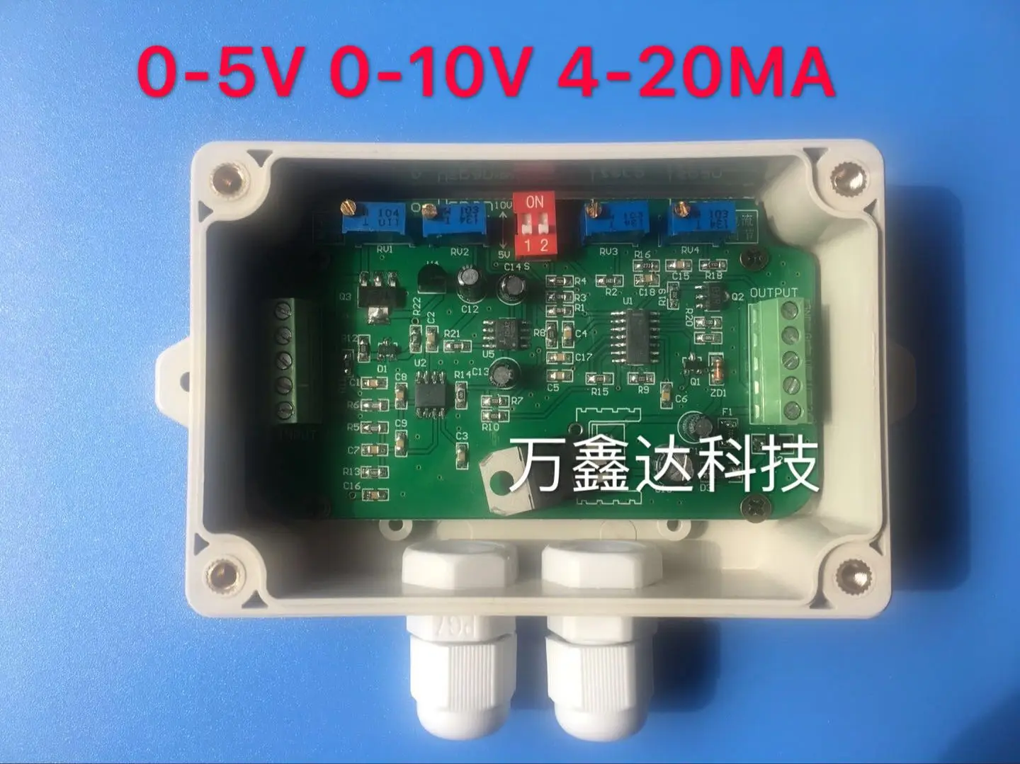 Weighing Transmitter High-precision Load Cell Weight Sensor Signal Amplifier 0-5V 0-10V 4-20MA