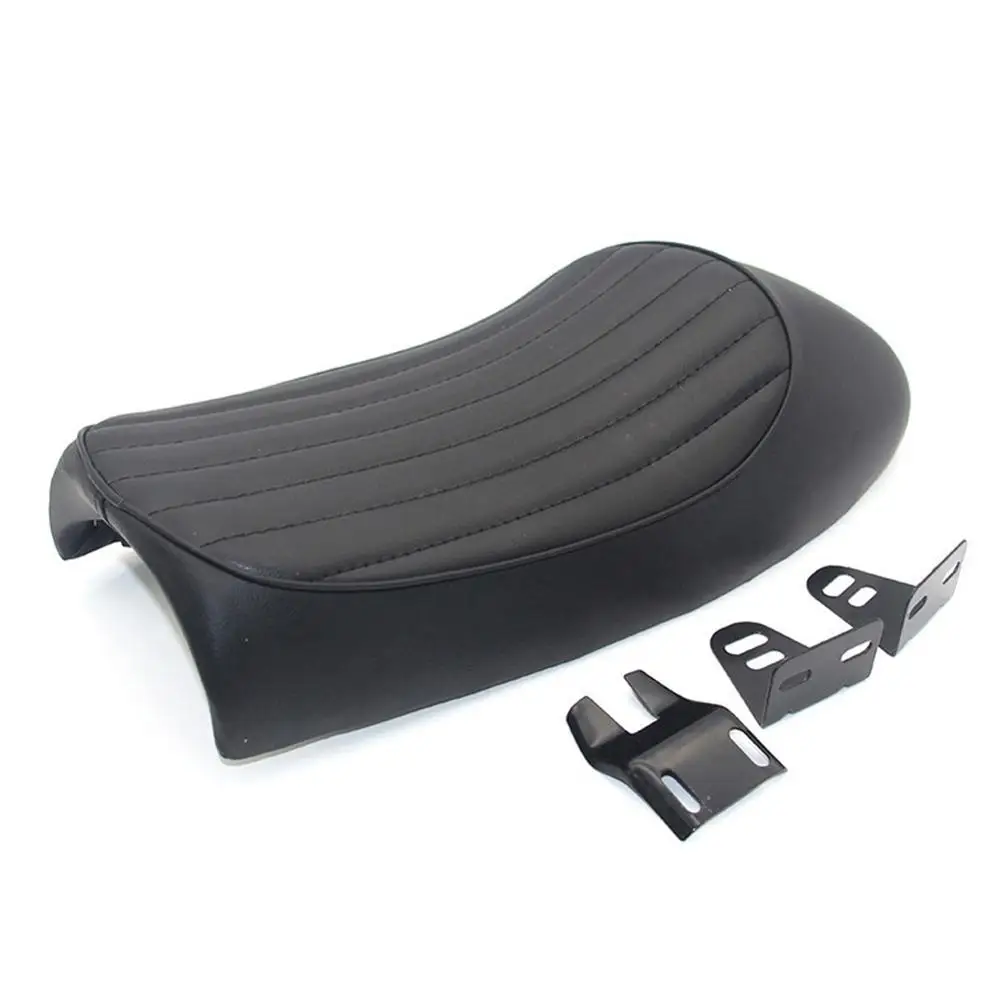 For Motorcycle CG125 Retro Modified Seat Pad Universal Flat Hump Shape Cushion Synthetic Leather Soft Comfortable No Deformation