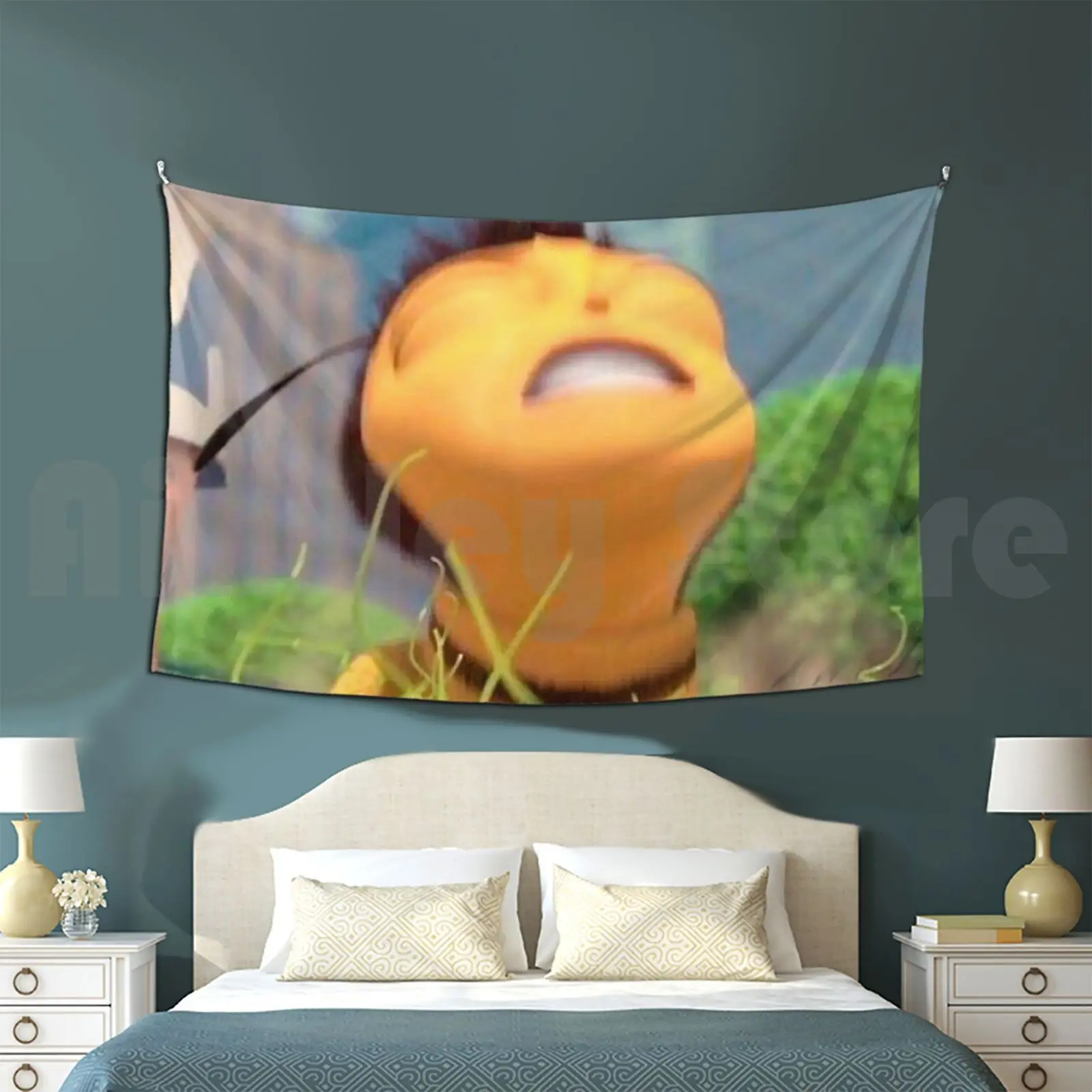 Barry Benson Bee Movie Meme Tapestry Living Room Bedroom Barry Benson Barry B Benson Barry Bee Benson Bee Movie
