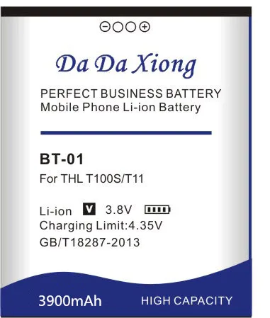 DaDaXiong 3900mAh BT-01 Battery For THL T100 S T11