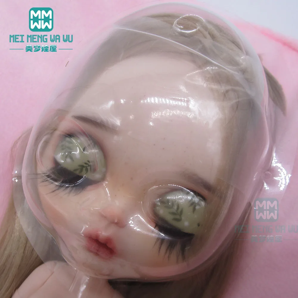 Fits 1/6 1/4 1/3 BJD DD SD MSD YOSD Doll accessories Clear Silicone Wig Protection Cover