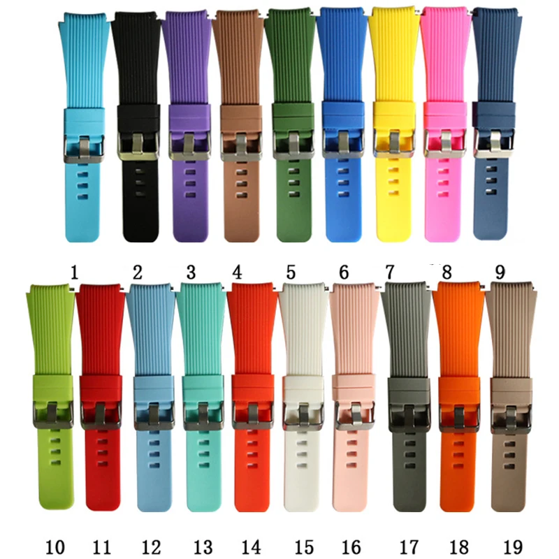 22mm Silicone Strap For Xiaomi Watch Color 2 Sport Band For Xiaomi Watch S3/S2 42mm 46mm/S1 Pro/S1 Active/Watch 2 Pro Correas image 6