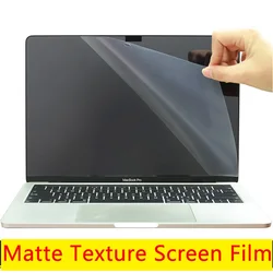 Matte Texture Screen Protector for MacBook 2024 Air 15 A2941 13.6 M2 chip A2681 Pro 14 16 M3 A2442 A2485 A2179 A2337 Soft Film