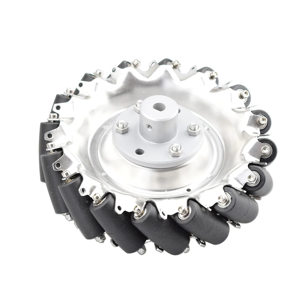 140KG PayLoad 152mm RobotMaster Mecanum Wheel with 8101214mm Couplings for 36/42mm Motor  Arduino ROS Robot Car Chassis Kit