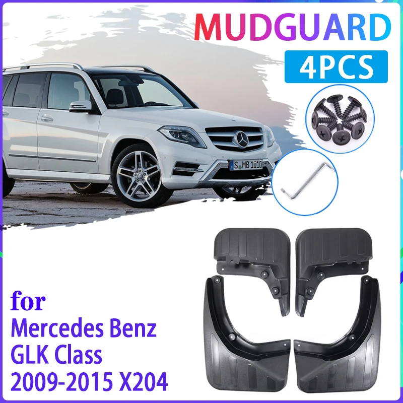 Car Mud Flaps for Mercedes Benz GLK Class X204 2009~2015 200 250 300 350 Mudguard Splash Guards Fender Mudflaps Auto Accessories