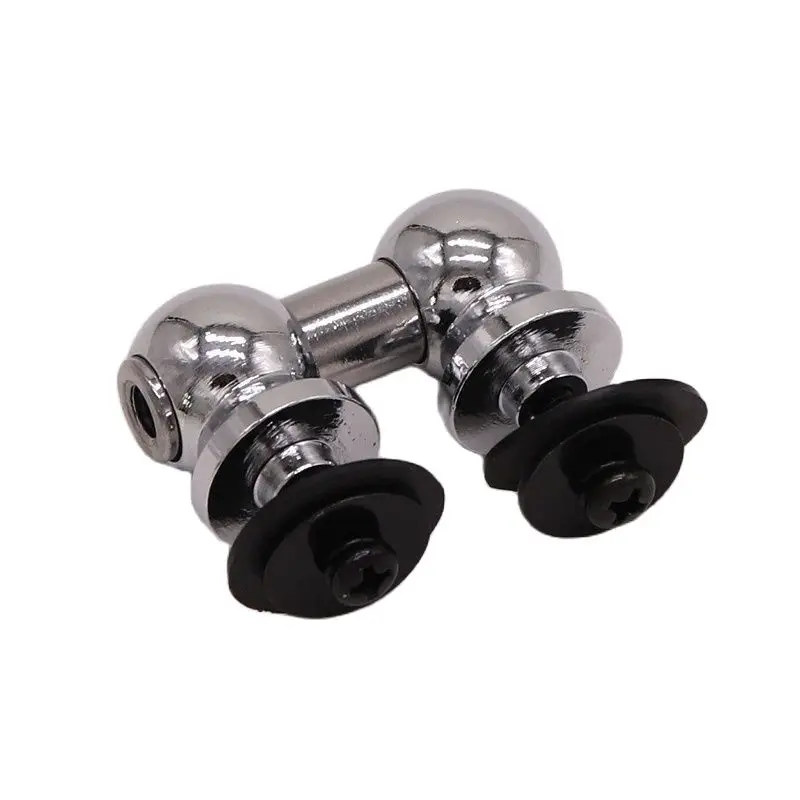 26mm 38mm 1 Side Adjusted Drum Lug Single Side Snare Drum Lugs Silver Color with Black Screws Double side Drum Parts 1 Piece