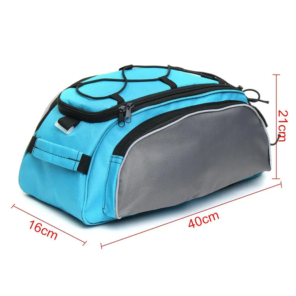 13L Mountain Road Bike Bicycle Cycling Rear Seat Rack Trunk Bag Pack Pannier Carrier Shoulder Bag Handbag  Bicycle Bags Panniers