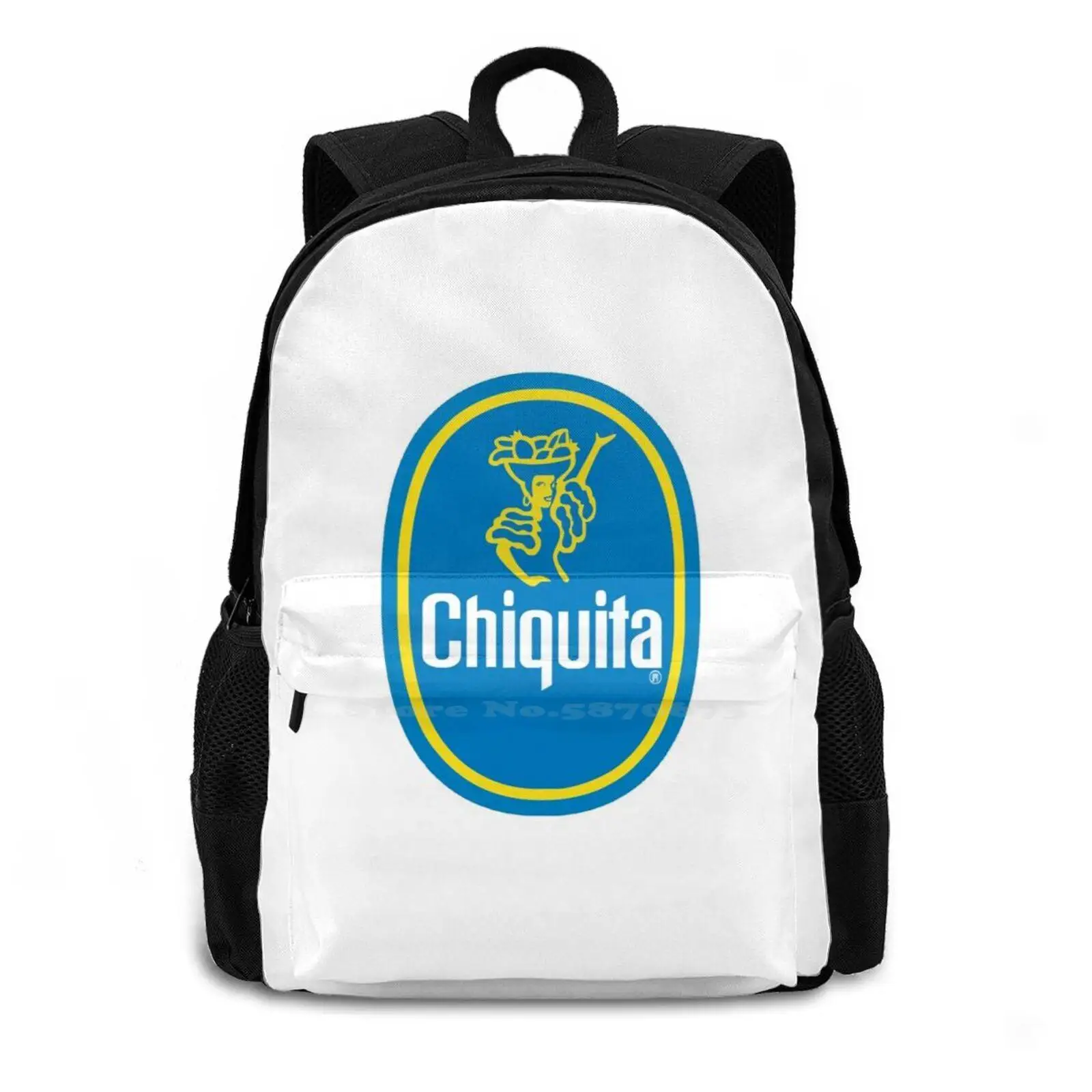 Best Selling-Chiquita Rucksack Knapsack Storage Bag Backpack Banana Chiquita Fruit Funny Cute Yellow Food Spanish Vintage