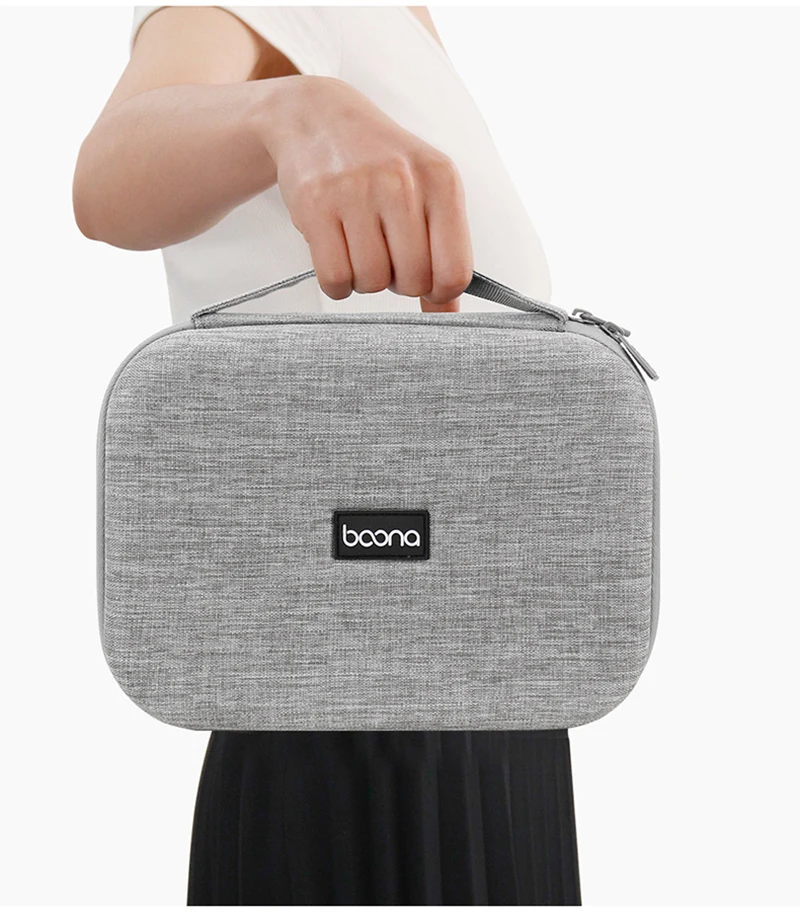 BOONA Hard Shell Electronic Accessories Organizer Case for iPad Cables Power Supply Hard Disk Power Supply Single Layer