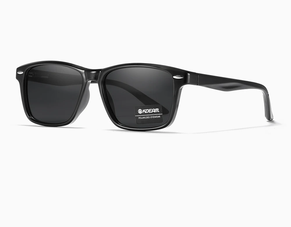 KDEAM TR90 Rahmen und Farbverlauf polarisierte Brille UV100 % Herren-Angelsonnenbrille, langlebiges Material – Detail 9