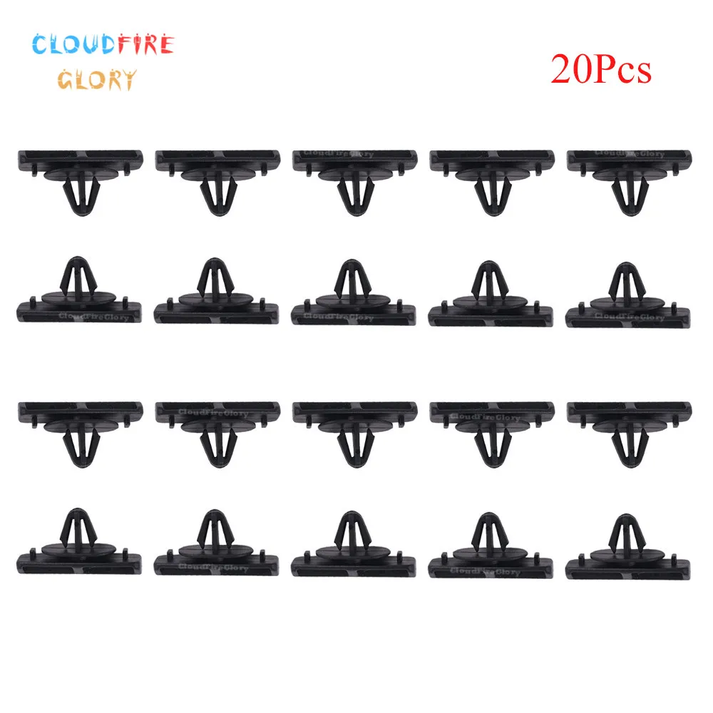 

CloudFireGlory 20Pcs Vehicle Threshold Fastener Positioner Ground Effects moulding Clip 55156447A 55156447AB For Chrysler