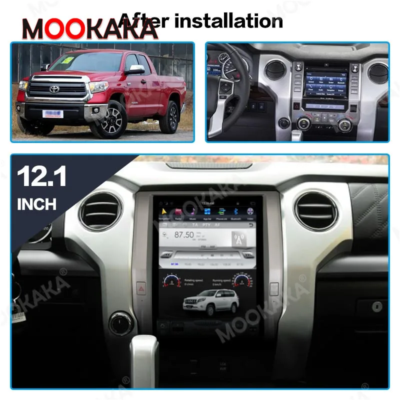 

12.1" For Toyota Tundra 2014 2015 2016 2017 Android 9.0 Car Radio Stereo Receiver Autoradio Multimedia Player GPS Navi Head Unit