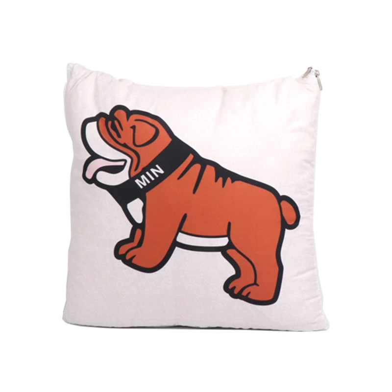 

Multifunction Pillow For Mini Cooper Bulldog Cushion Air Conditioning Interior Seat Quilt Support Velvet Keep Warm Accessories