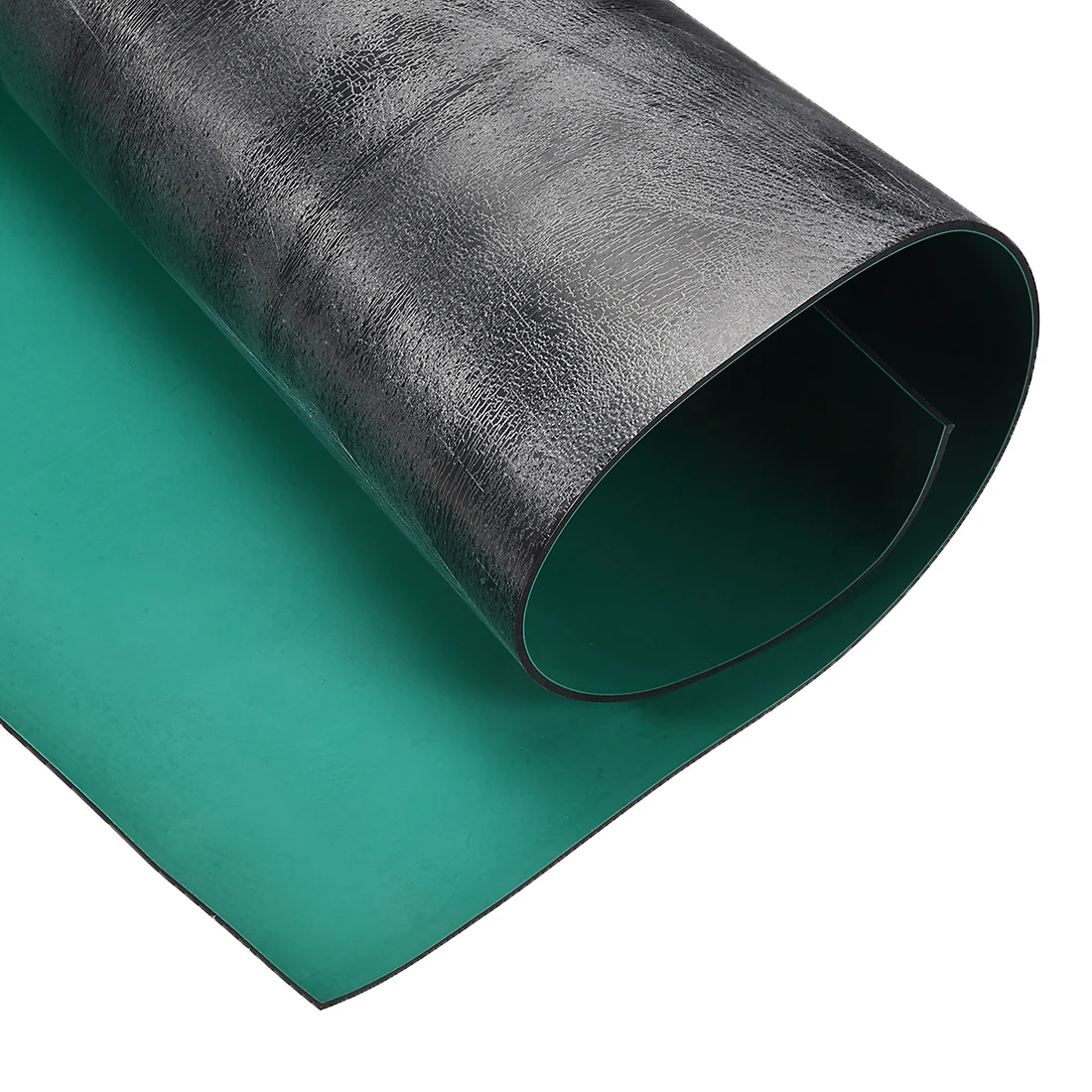 Uxcell Anti Static ESD Mat High Temperature Rubber Table Mat Green Black for Padding Desktops and Assembly Work Surfaces